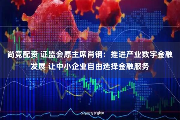 尚竞配资 证监会原主席肖钢：推进产业数字金融发展 让中小企业自由选择金融服务